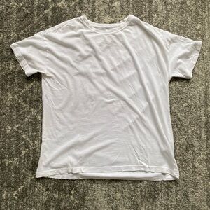 Abercrombie Women's Oversized Boyfriend Tee - White - Medium